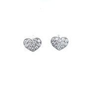 Orecchini Promesse Donna in Oro bianco Diamante 0.28 Ct OPAVETT4 - OPAVETT4